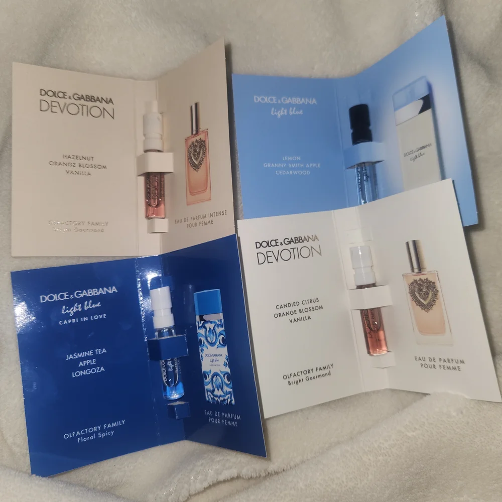 Dolce&Gabbana : Devotion intense, Light Blue, Devotio edp, Capri In Love SAMPLES - Picture 4 of 7